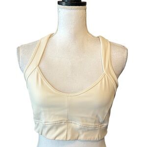 Free People Movement Find Your Way Wire Free Bra Women’s SZ M in Ivory